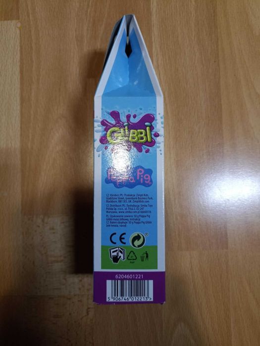 Masa żelkowa Glibbi proszek żelkowy do kąpieli Świnka Peppa