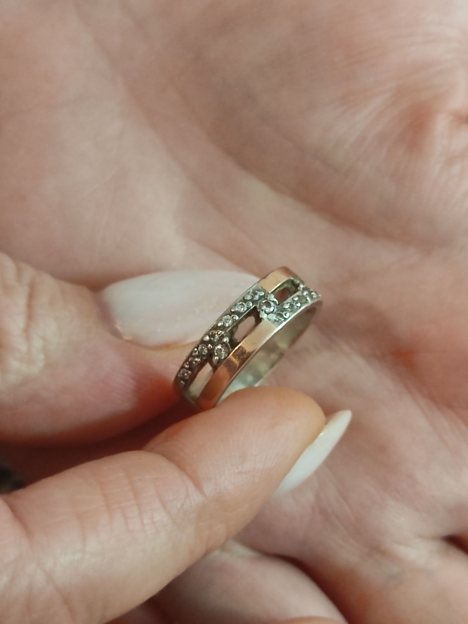 Обручальное кольцо + кольцо для помолвки