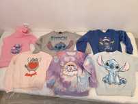 Zestaw 6szt  bluz Pusheen/Stitch rozm.134