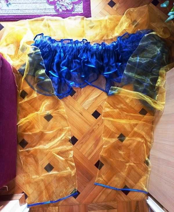 zasłony, lambrekin na taśmie, granatowy, delikatny lekki materiał