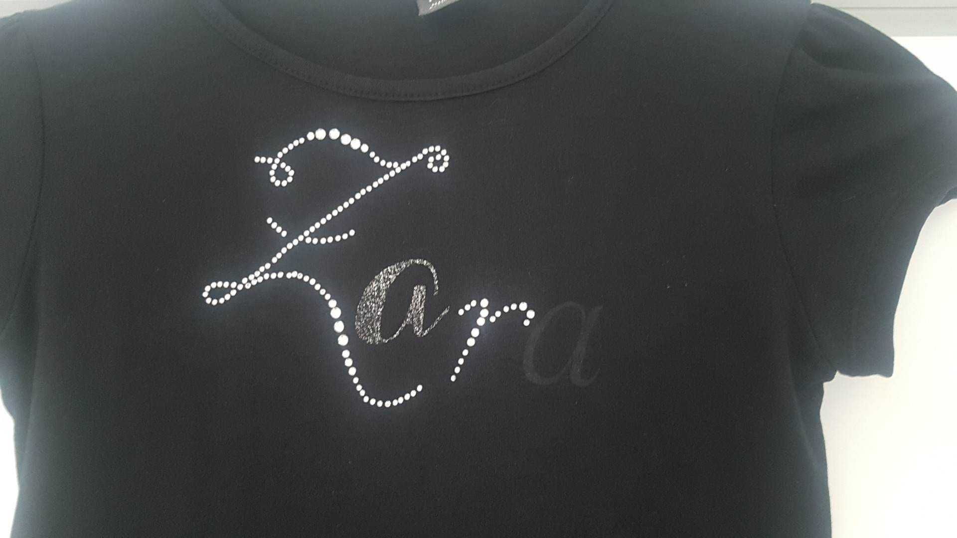 Koszulka czarna Zara 116