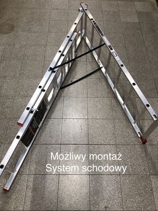 Drabina 3x7 Aluminiowa - nigdy nie używana - cena ostateczna