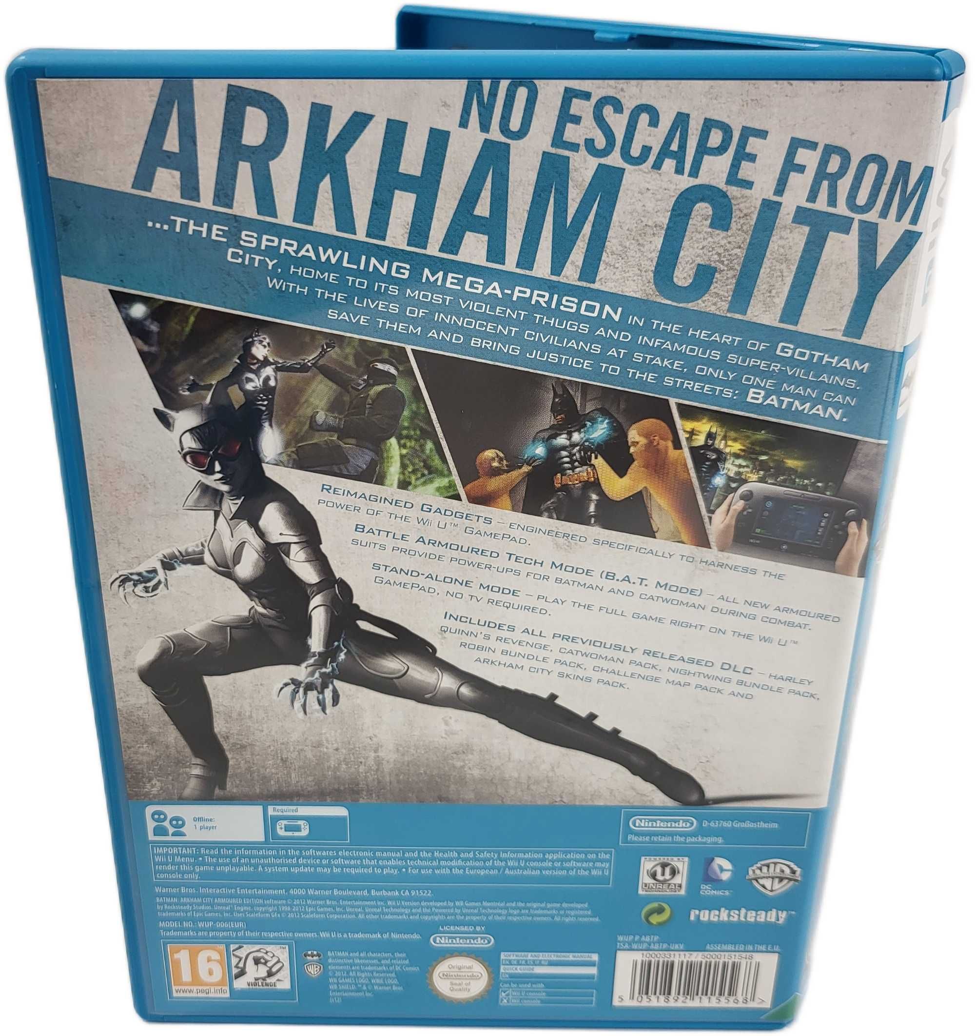 Gra na Nintendo WiiU Batman Arkham CIty Armoured Edition