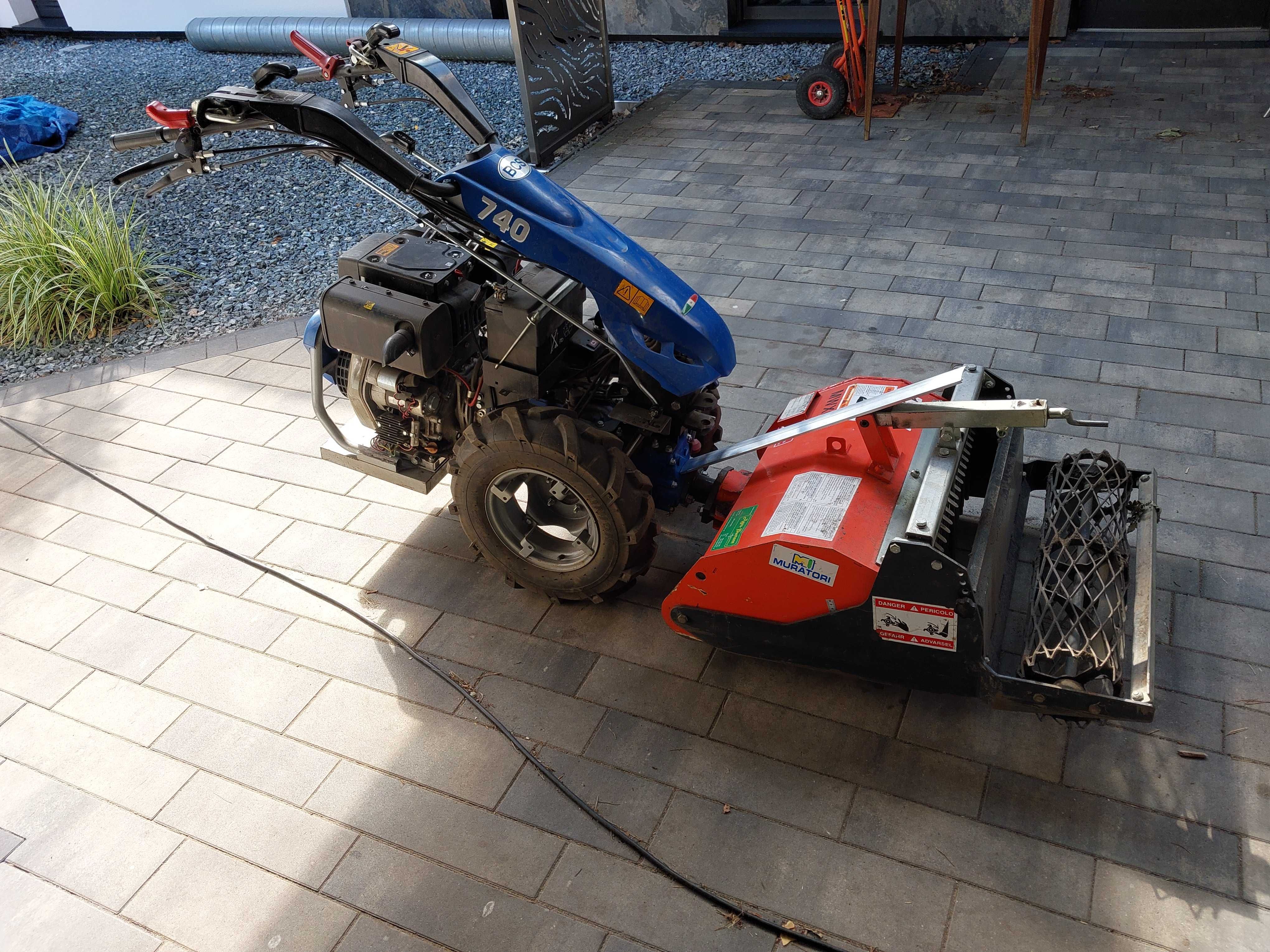 ciągnik bcs 740 diesel z glebogryzarką separacyjną