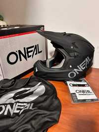 Kask rowerowy o'neal sinus solid black