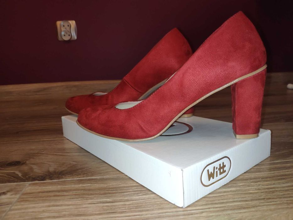 Obcasy Witt roz. 40 czerwone