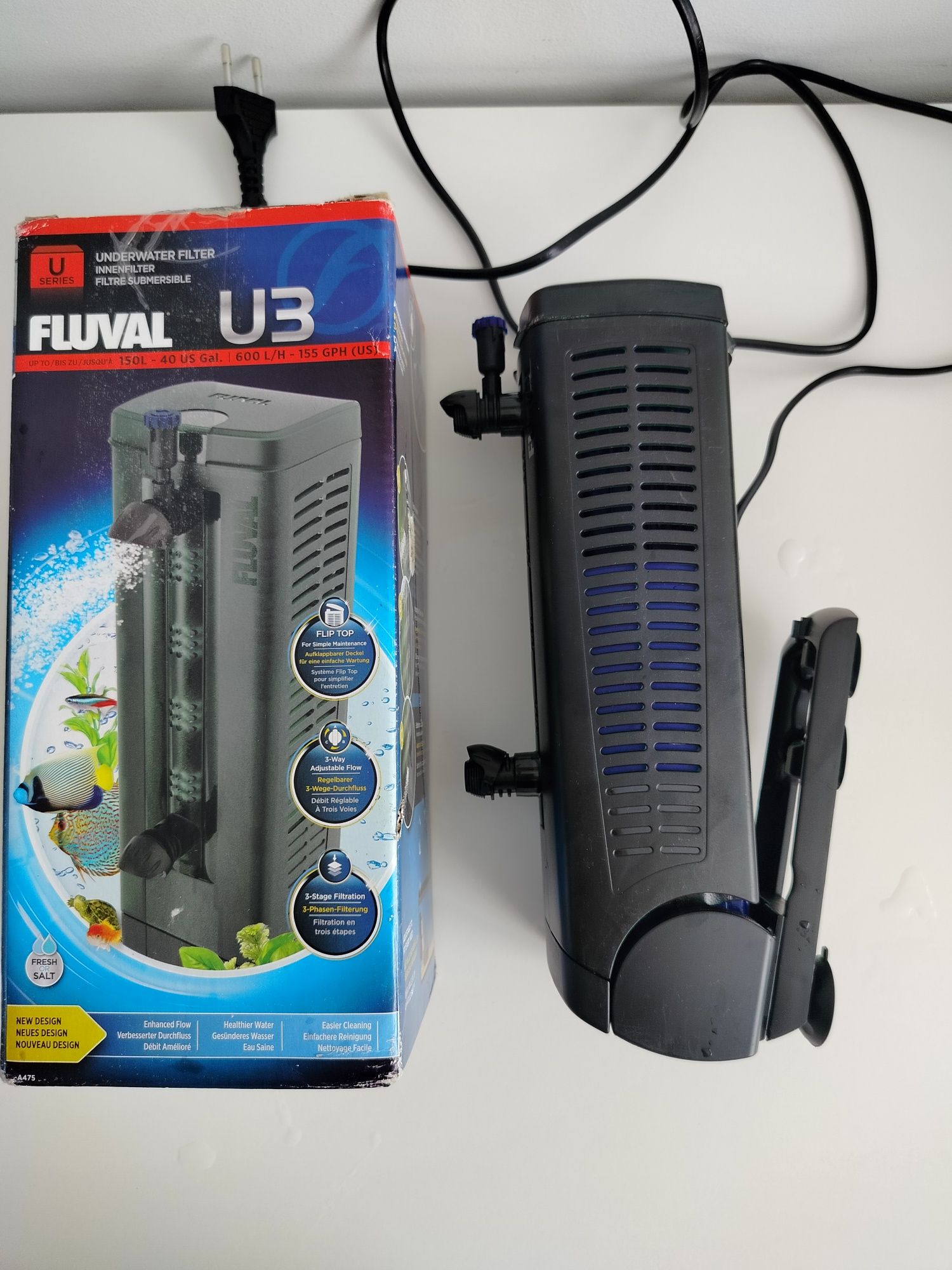 Filtr wewnętrzny Hagen Fluval U3 do akwarium 150l