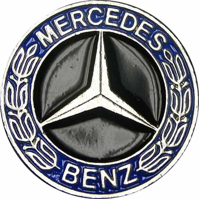 Opłatek na tort Urodziny Mercedes Logo