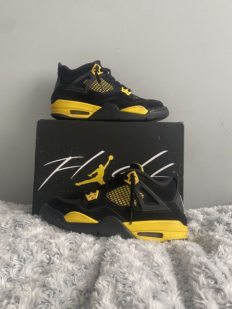 air jordan 4 thunder yellow 40