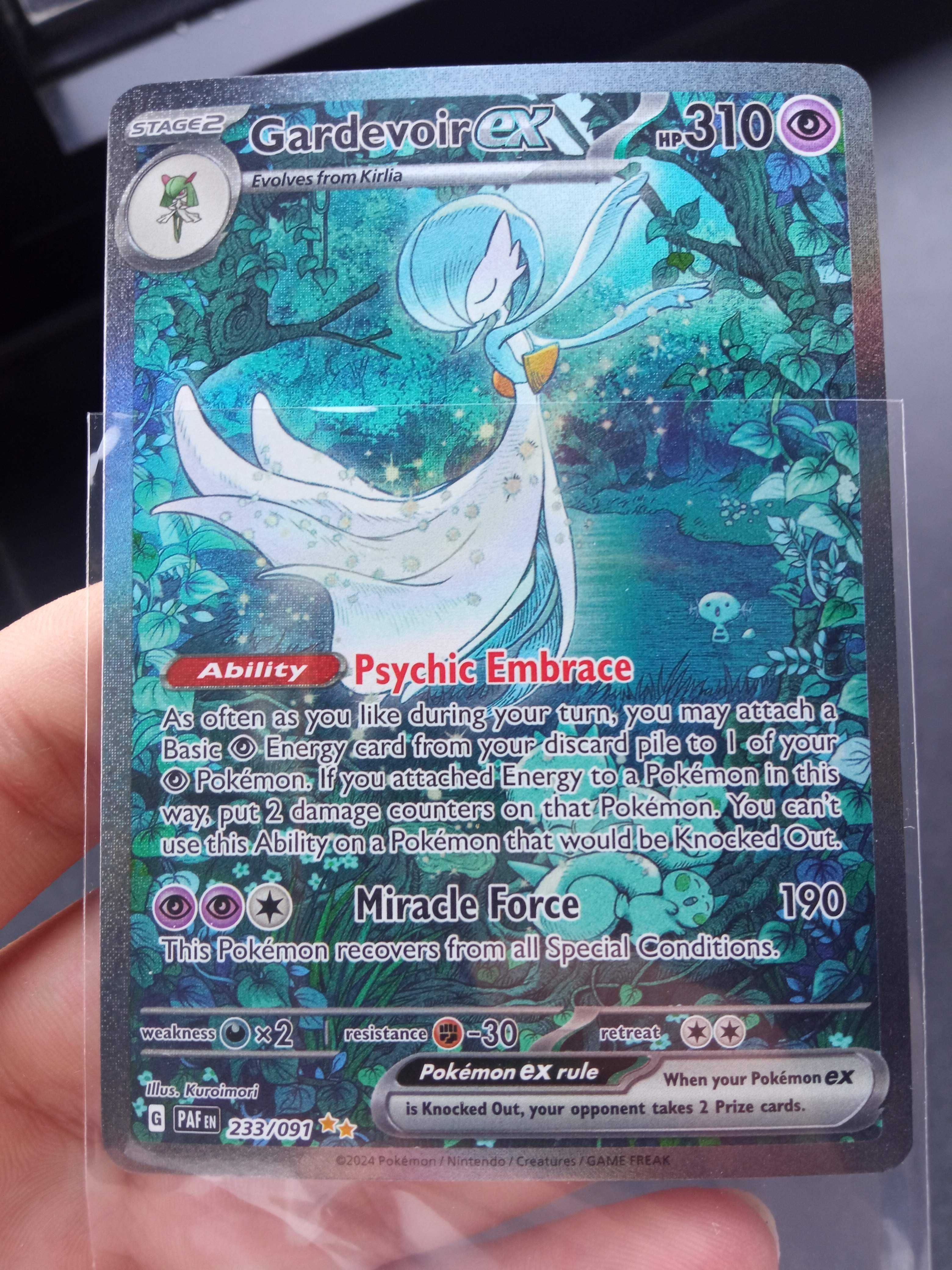 Gardevoir Ex #233 SIR Paldean Fates