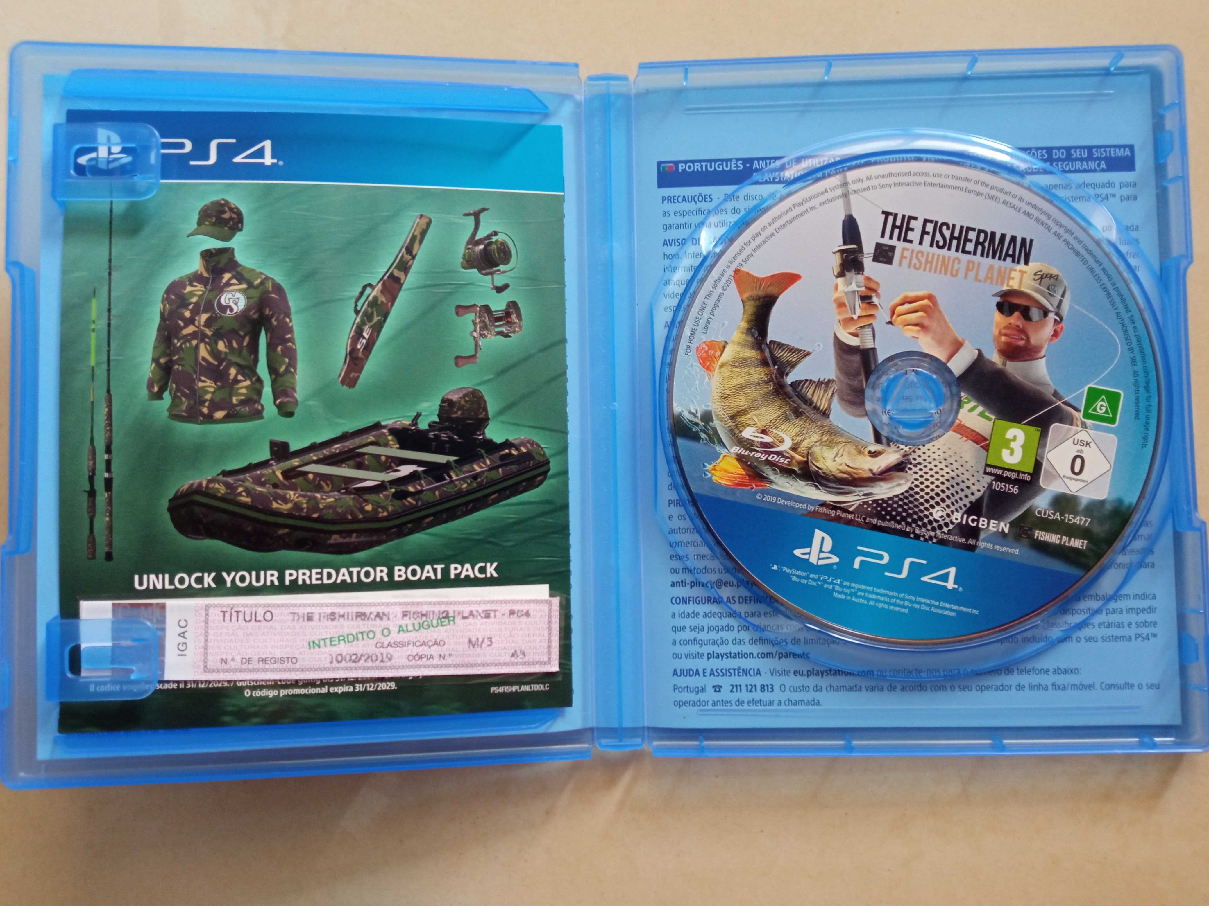 Jogo PS4 de Pesca - The Fisherman