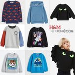 H&M кофта с начесом худи 110,116,122,128,234,140