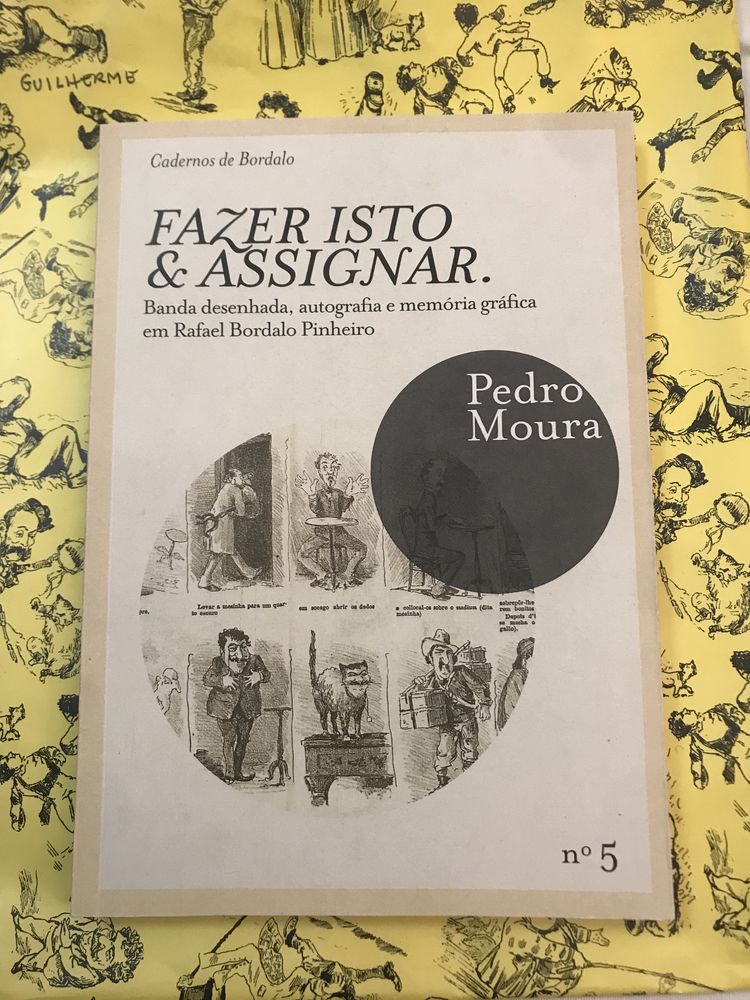 Livro sobre banda desenhada de Bordalo