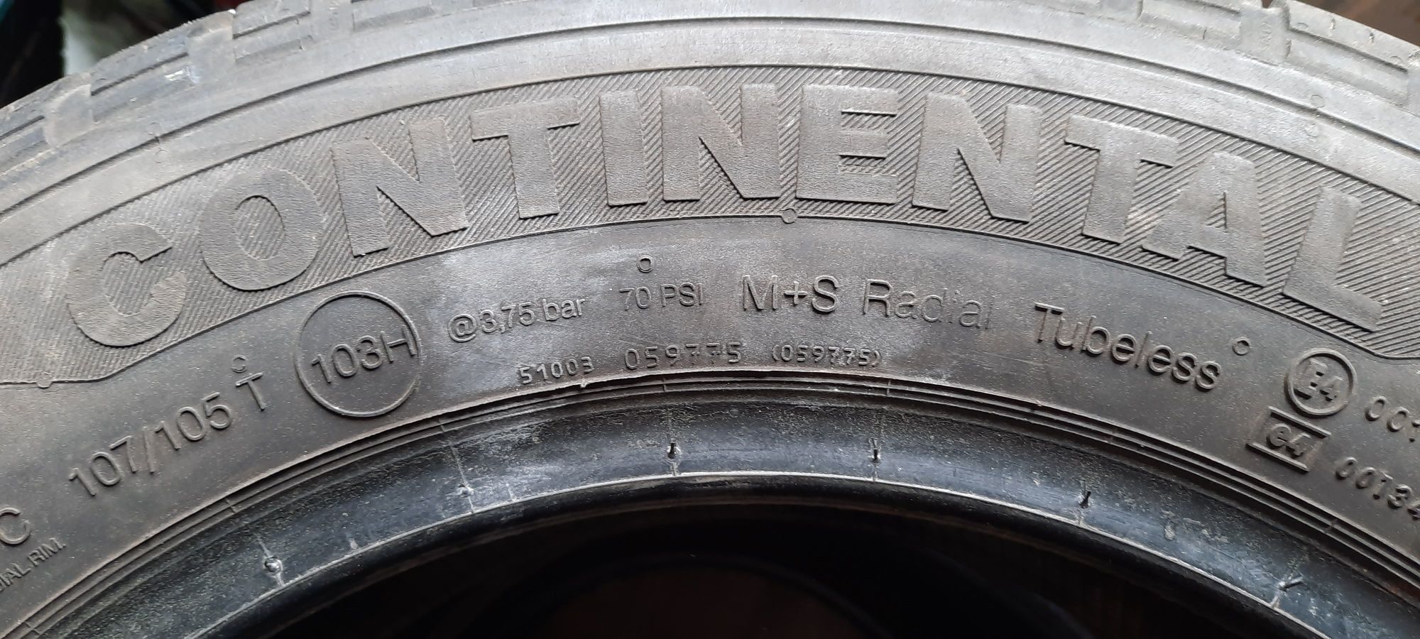 Opona pojedyncza wielosezonowa CONTINENTAL 205/65R16C