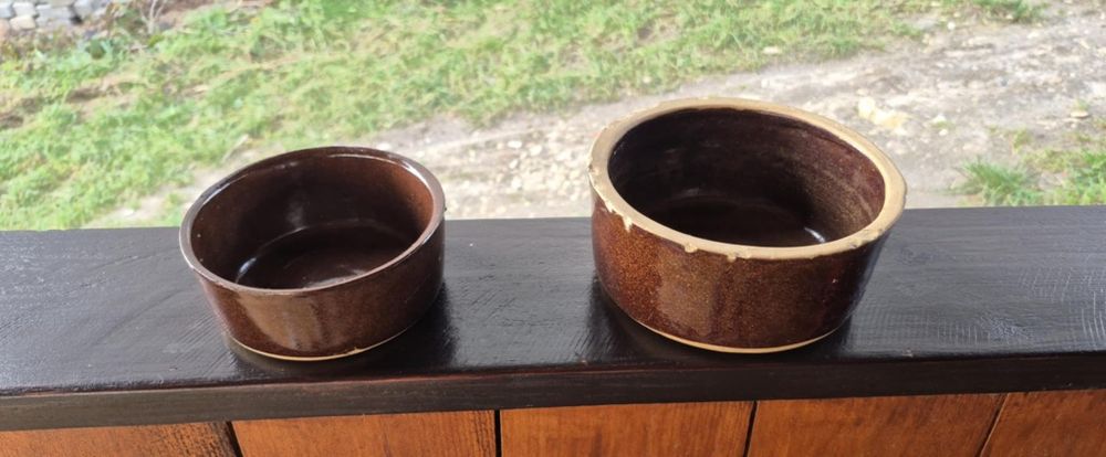 Miski z ceramiki do terrarium dla węża