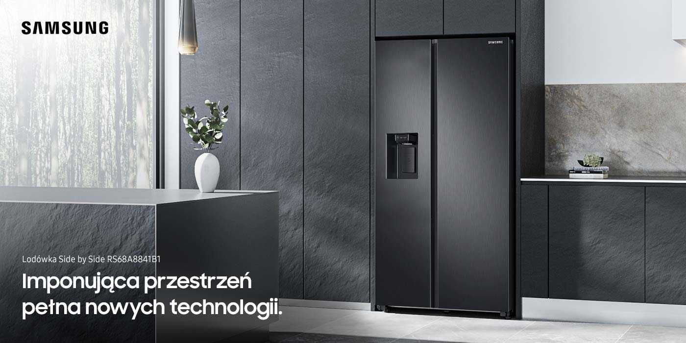 Lodówka side by side SAMSUNG RS68A8841B1/EF nowa