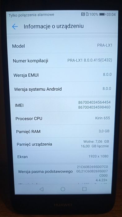 Smartfon Huawei P9 lite 2017
