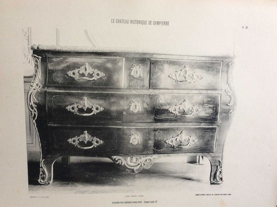 Le Chateau Historique de Dampierre. Heliotipia de 1905. Lote 2