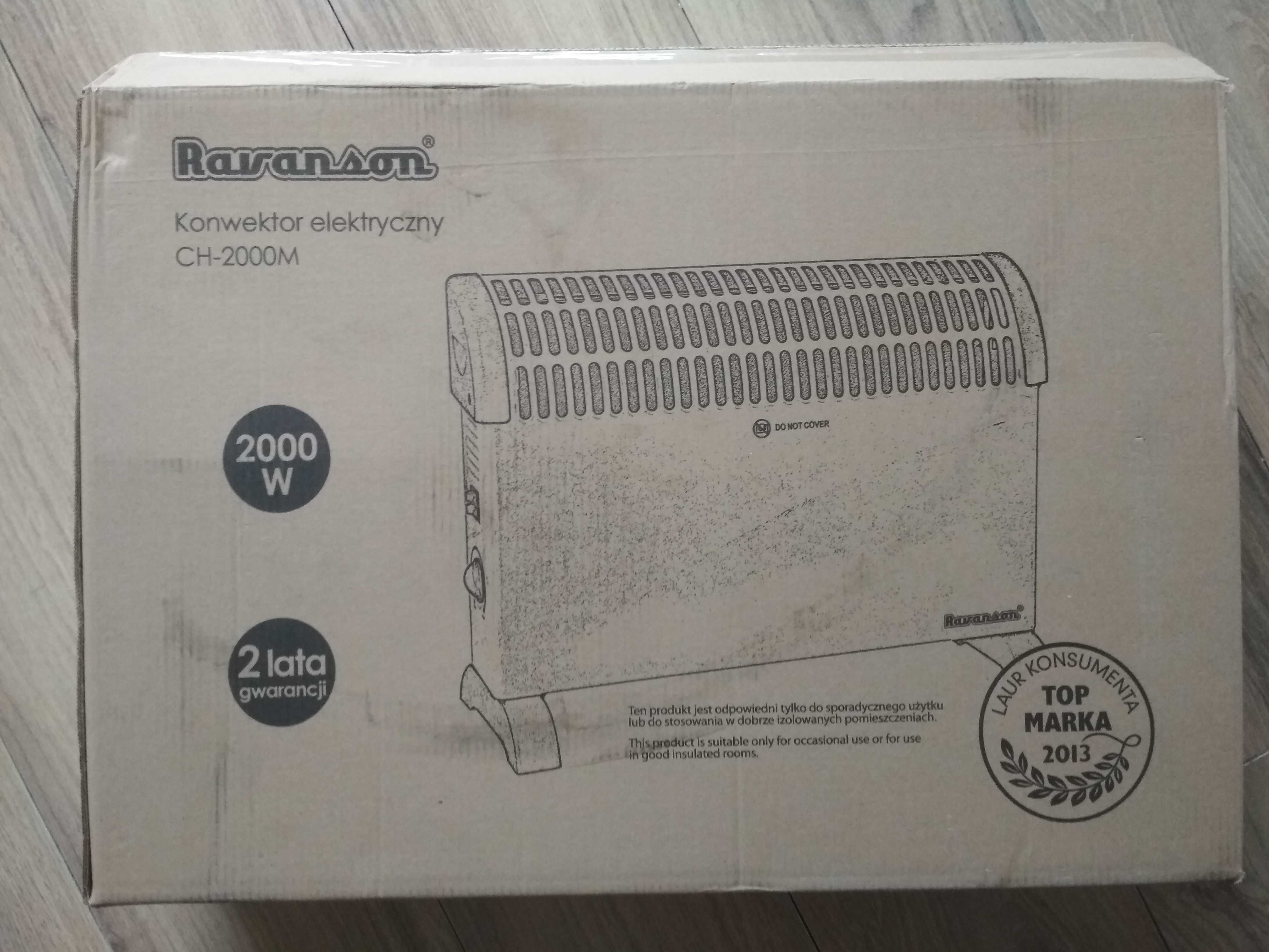 Grzejnik elektryczny konwektorowy Ravanson 2000W