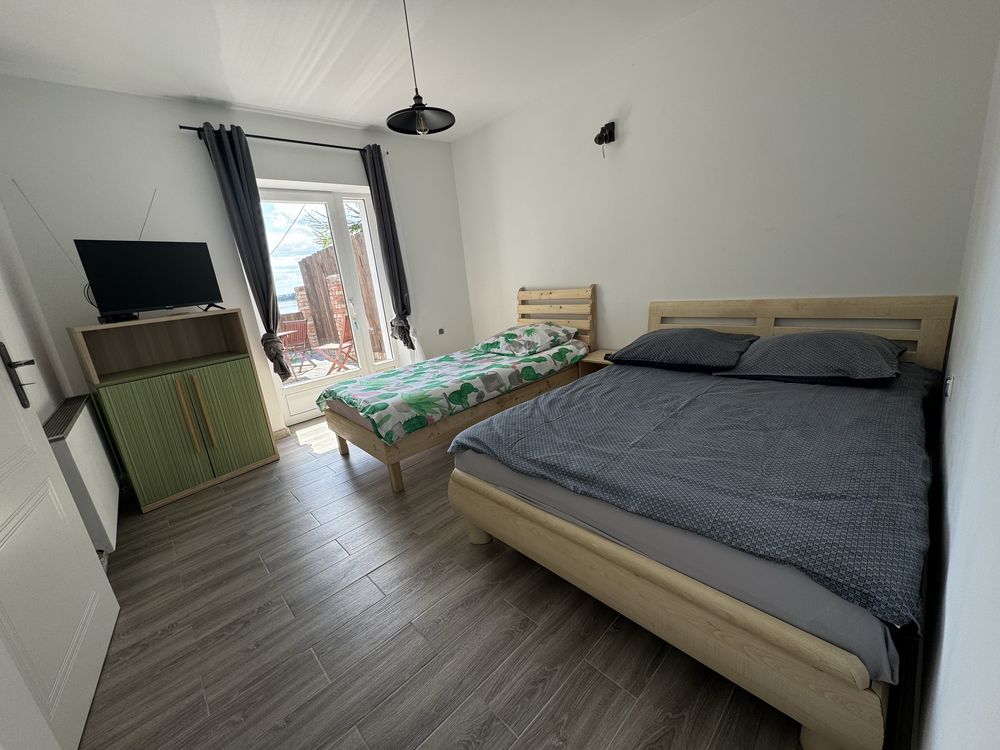 Dom Apartament  widok na jezioro, prywatny pomost Kal Szlak WJM