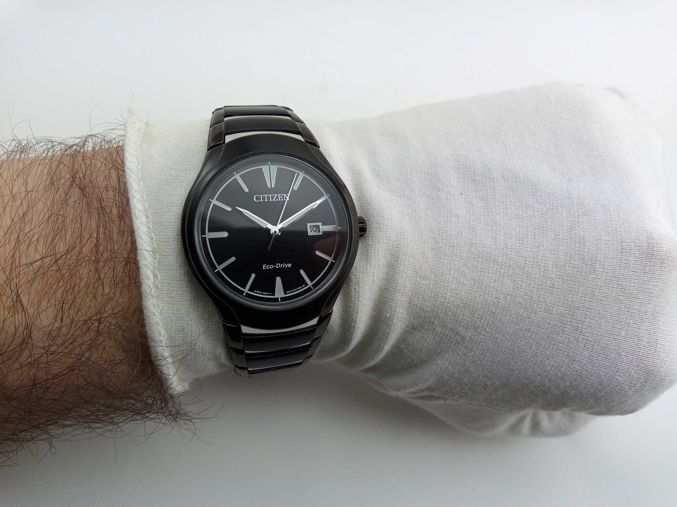 Японские мужские часы Citizen Eco-Drive AW1558-58E, солнечная батарея
