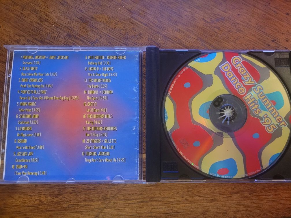 CD Crazy Summer Dance Hits '95 /kompilacja/ 1995 unoffcial