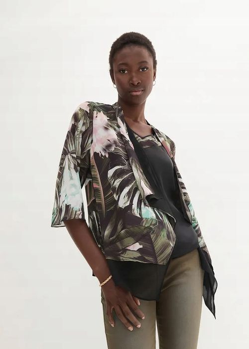 B.P.C komplet damski wdzianko koszulowe + top satynowy ^36