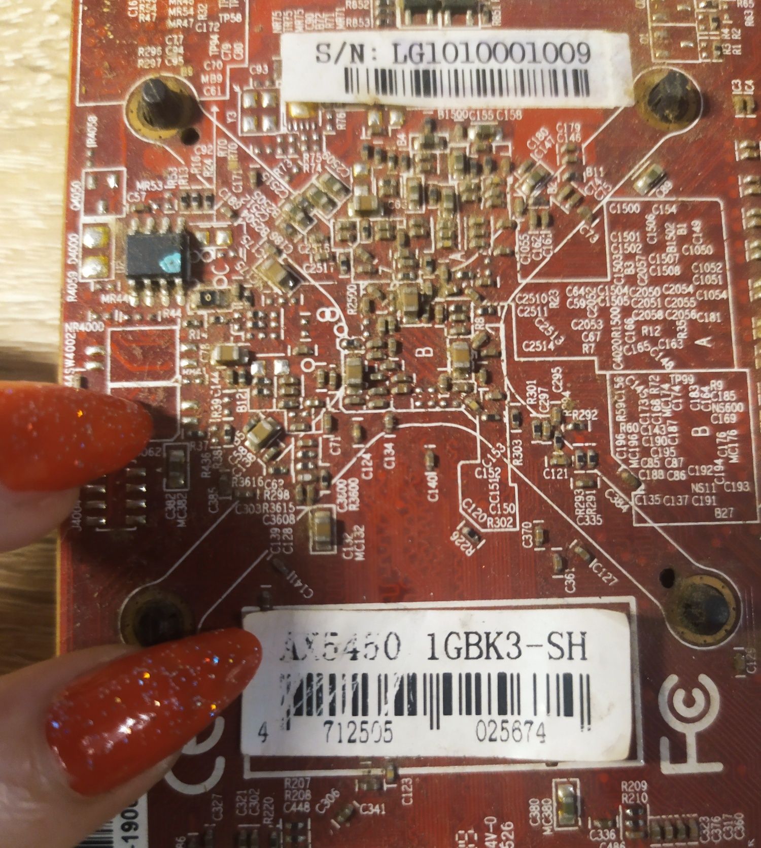 Karta graficzna PowerColor, model Radeon HD5450, PN AX5450 1GBK3-SH
