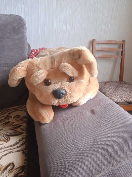 М'яка дитяча іграшка песик