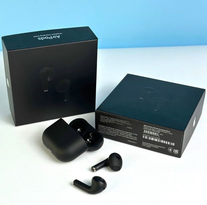 Бездротові навушники AirPods 3 Black 1:1