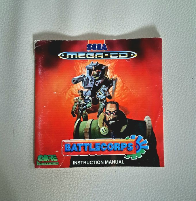 Manual de Instruções Battlecorps Sega Mega-CD