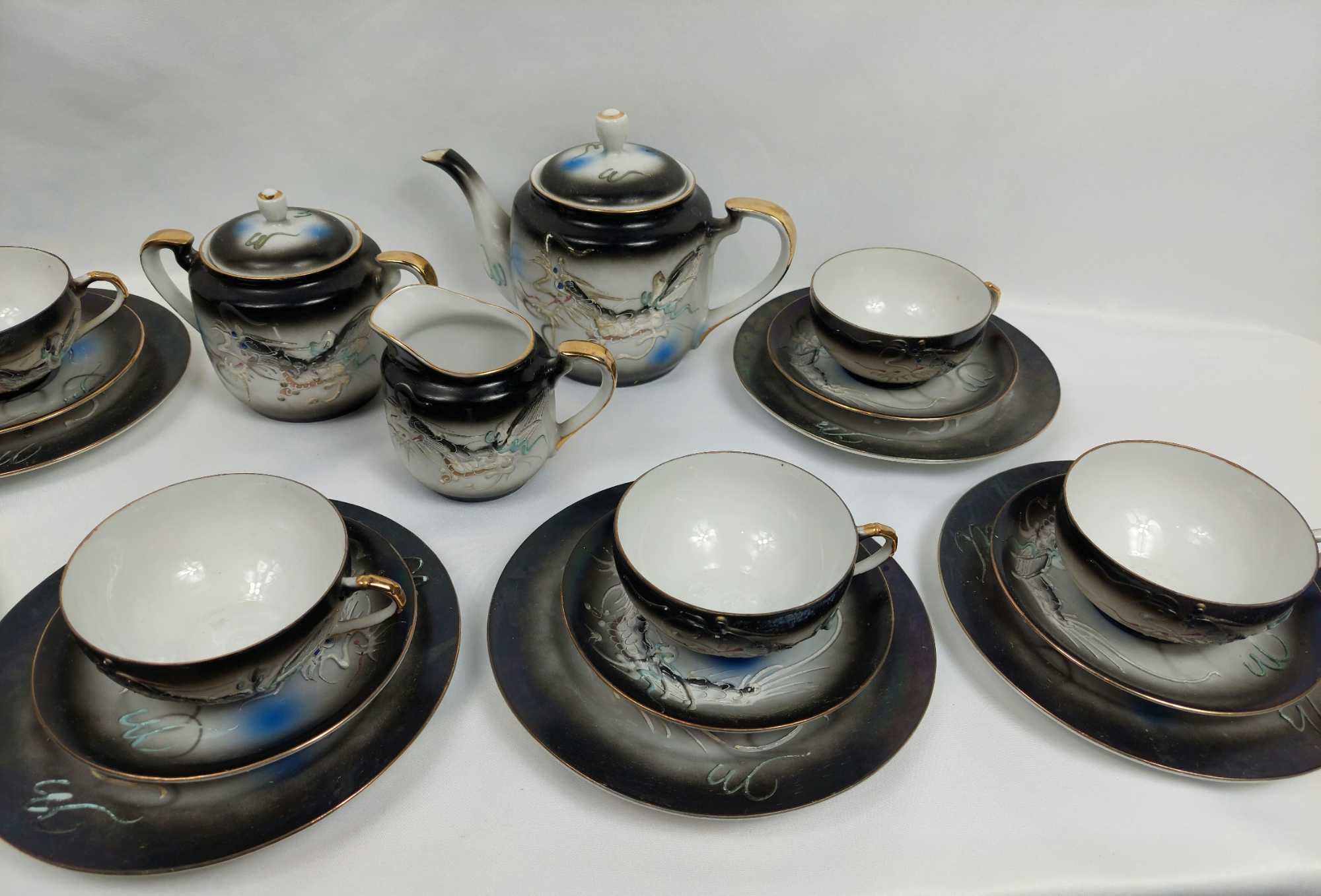 Serviço Chá Japão - Conjunto Chá Japonês Porcelana Casca de Ovo