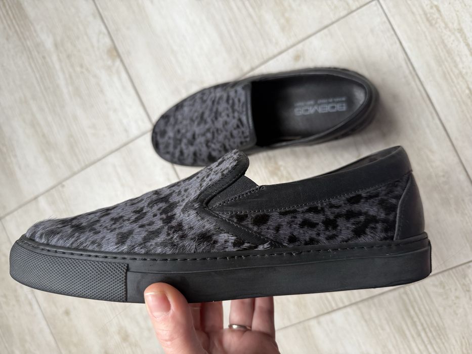 Чоловічі сліпони поні шкіра