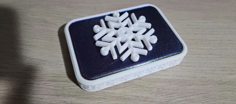 Tesouro de Natal - caixa presente para cartões ou notas