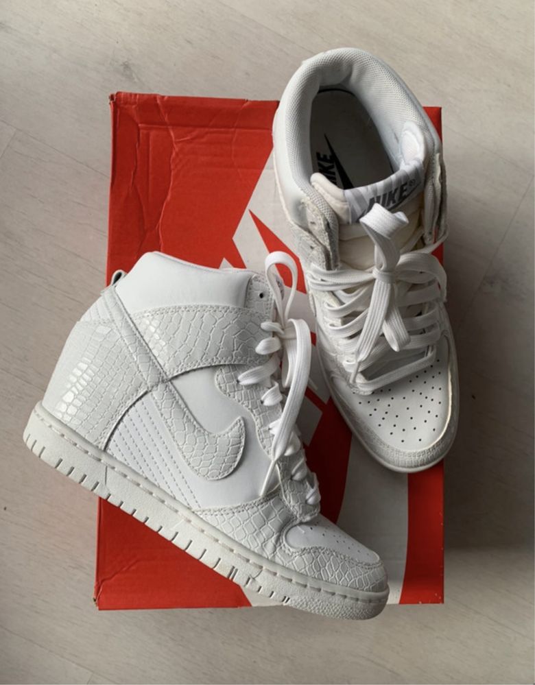 Nike Dunk Sky Hi White Croc 37,5