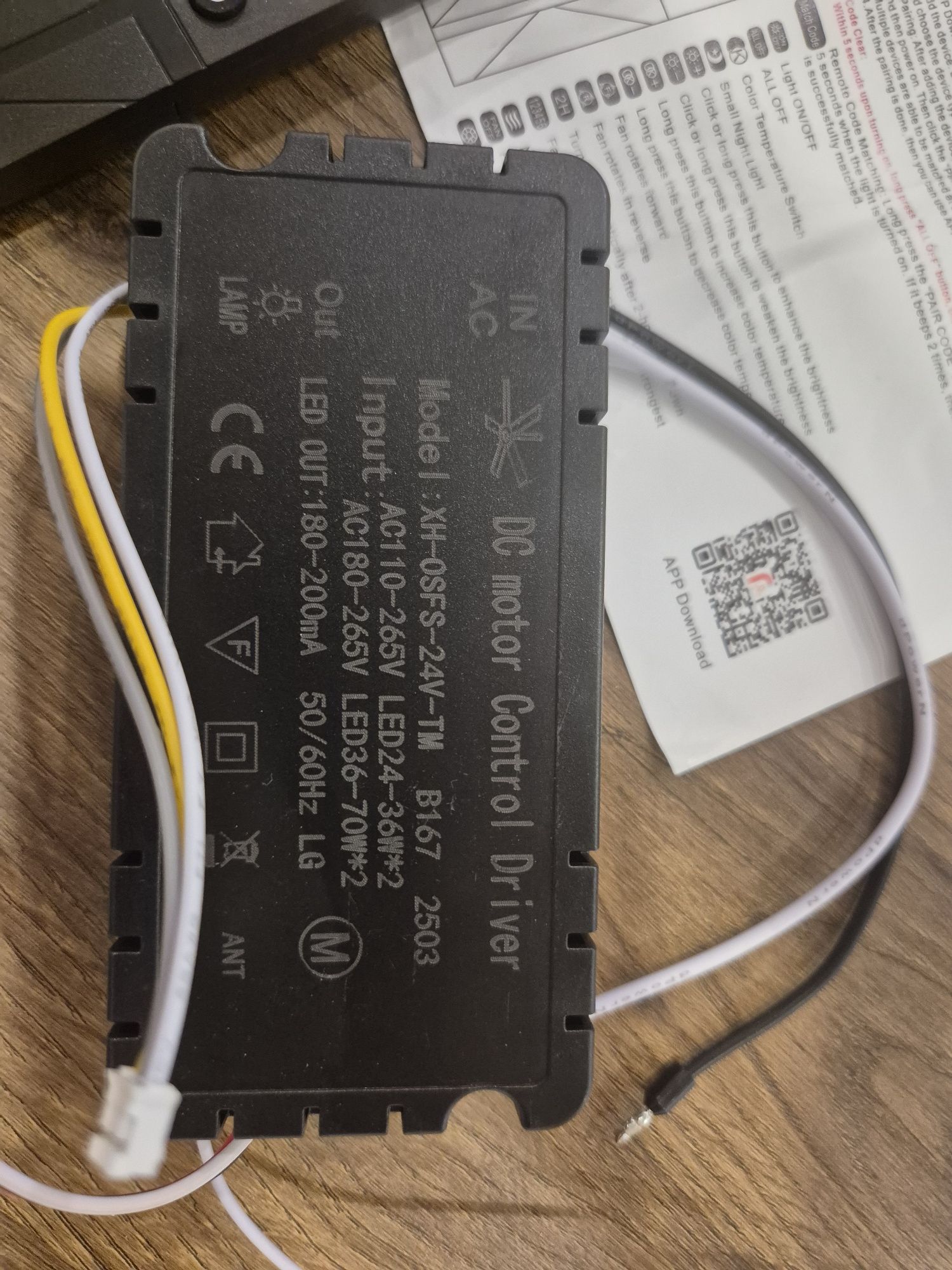 Kit de controle para um ventilador