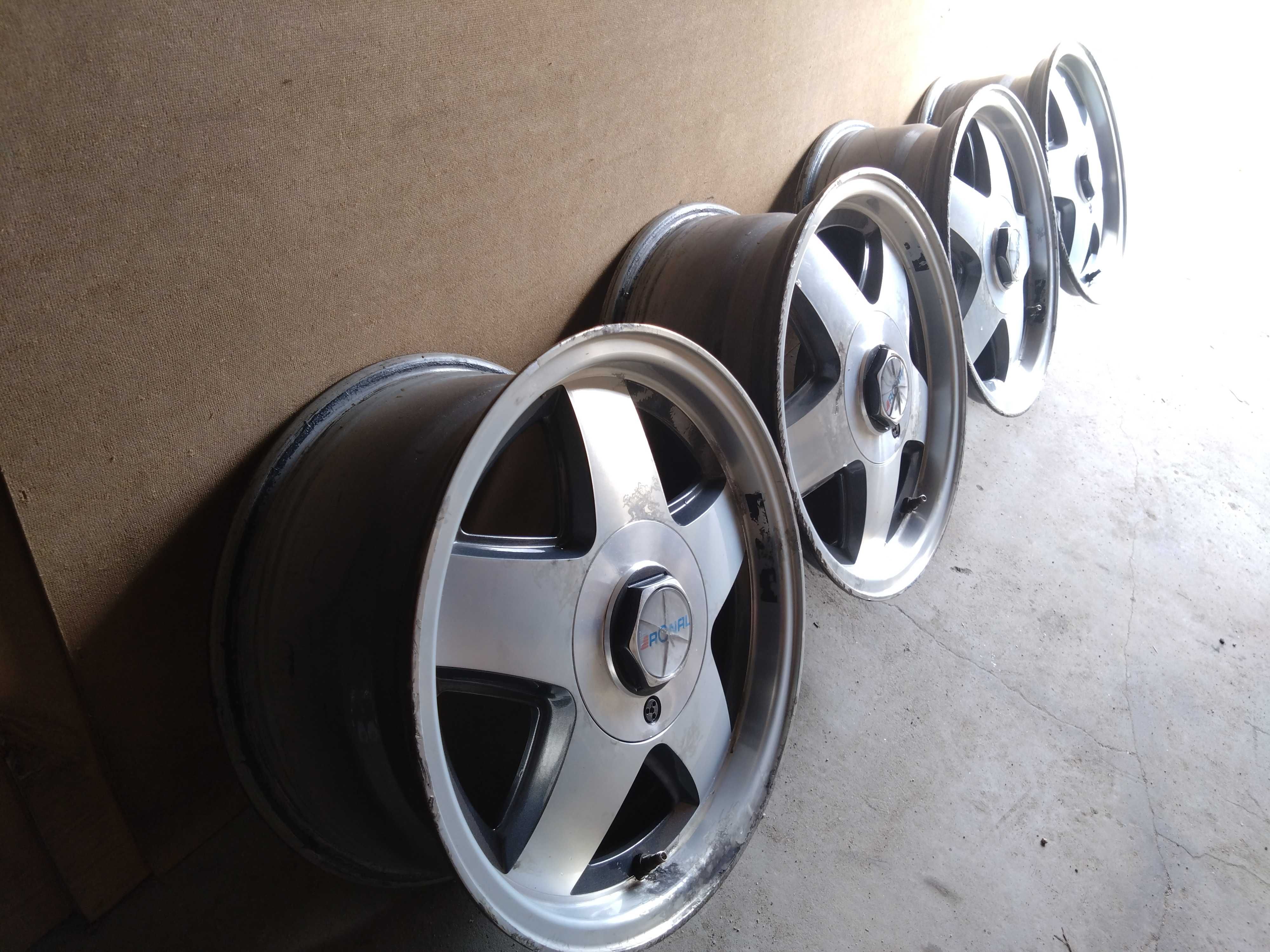 klasyczne felgi Ronal 15x7 et40 Audi 100 german style 5X112
