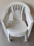 Cadeiras de exterior em PVC