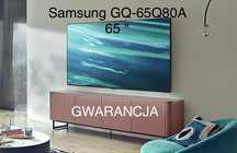 Telewizor Samsung GQ65Q80AATXZG  srebrny karbon 120hz