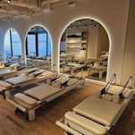 Nowy REFORMER boho Beż Beżowy Pilates sprzęt do pilatesu