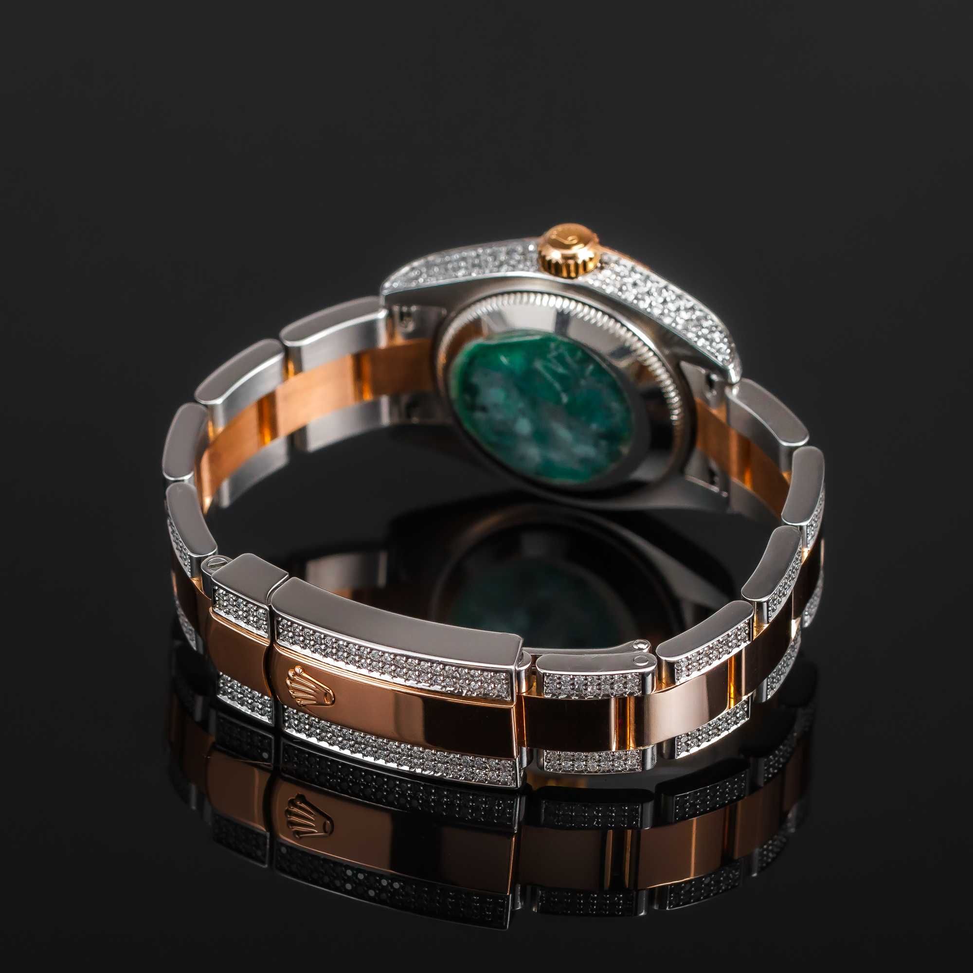 Piękny diamentowy zegarek ROLEX Lady Datejust