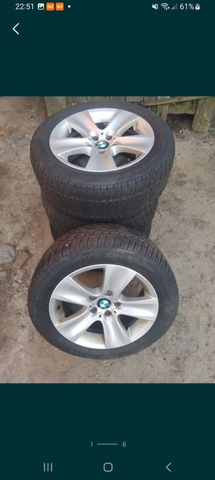 BMW z oponami Dunlop Winter Sport 3D 225/55 R17. Felgi