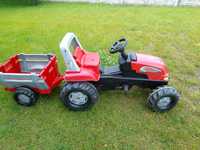 Traktor junior z przyczepką rolly toys