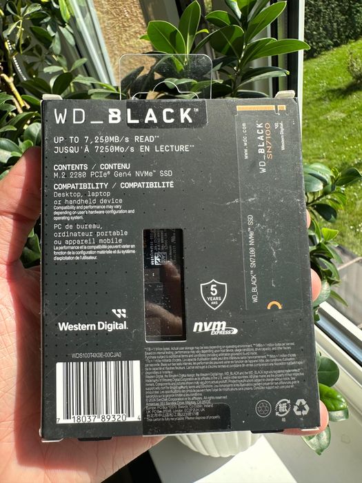 Dysk SSD WD Black sn7100 1TB NvMe wds 100T4X0E TOMI-TECH