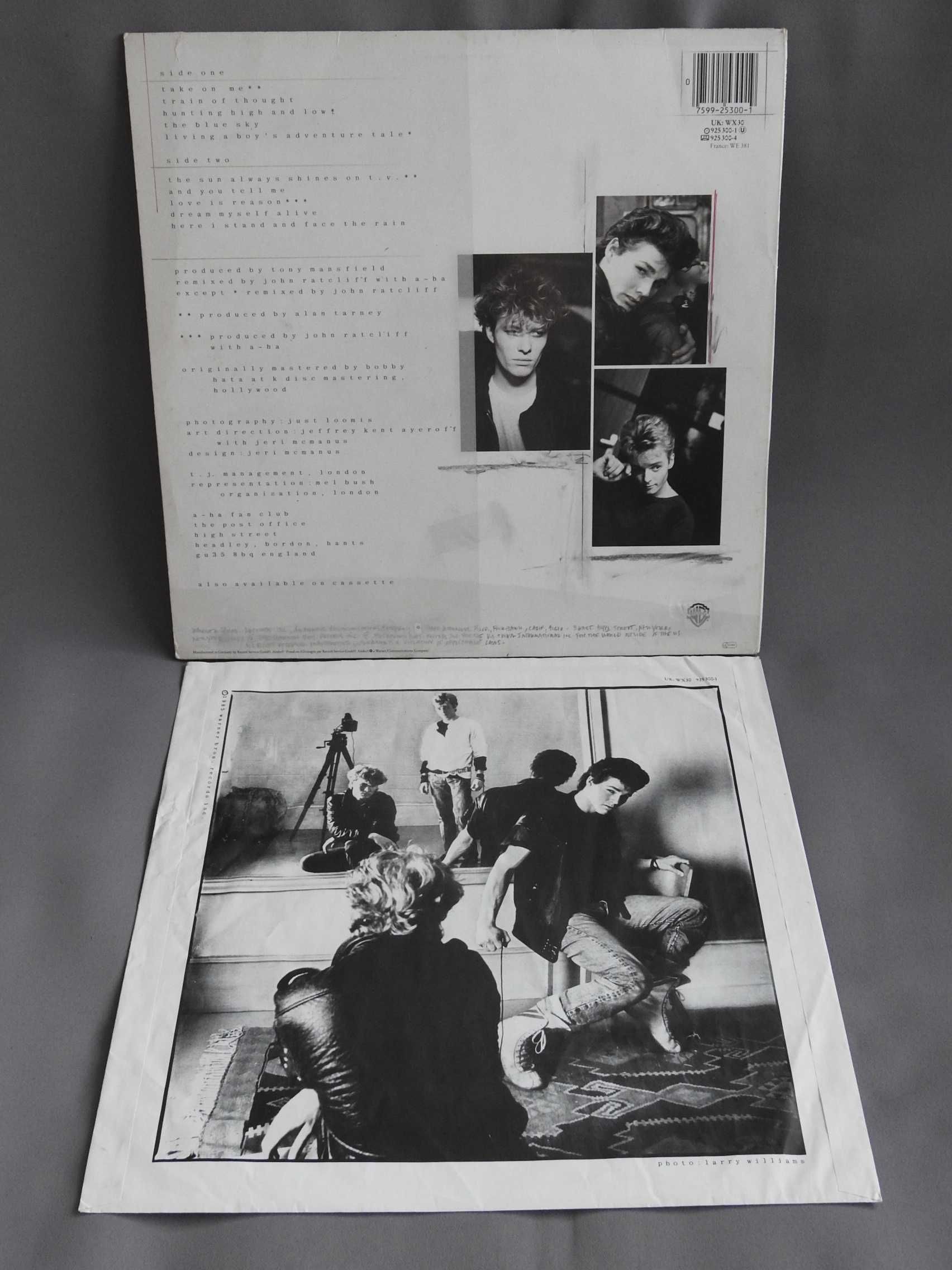 A-ha Hunting High And Low ‎LP 1985 Europe Германия пластинка EX 1press