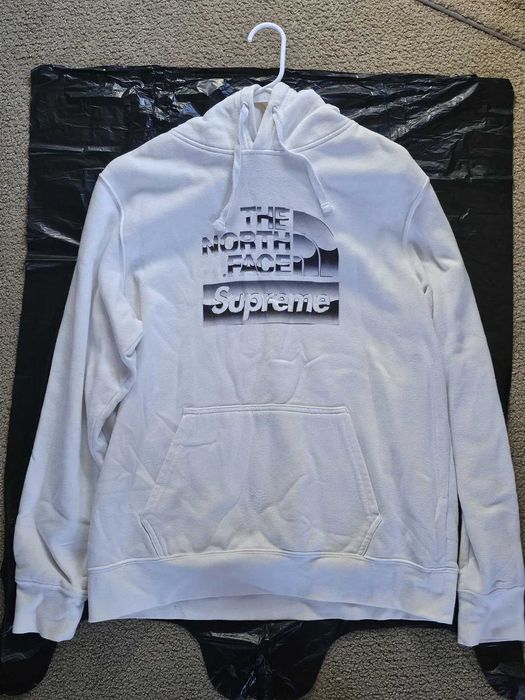 Худи Supreme SS18 TNF The North Face Metallic Logo Hooded