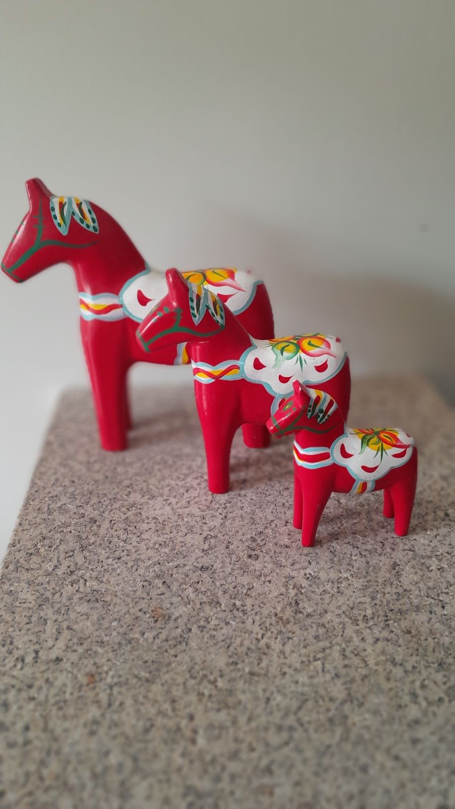 Conjunto de 3 cavalos Dala.