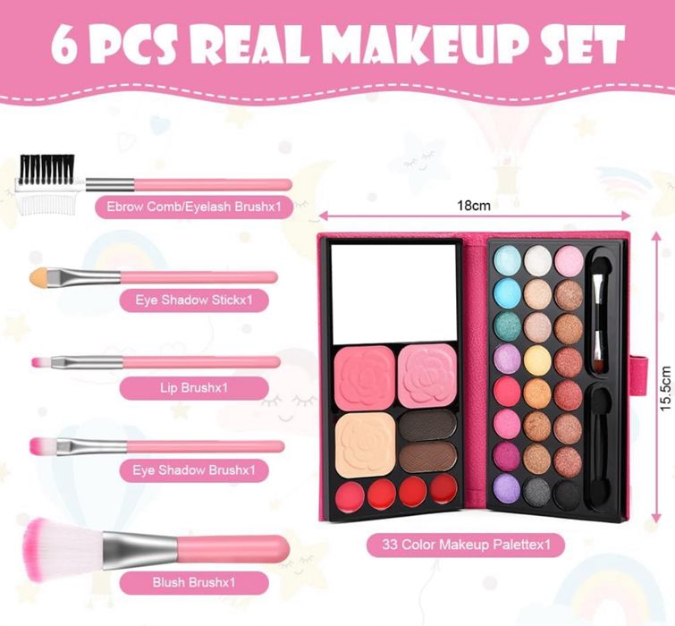 Zestawy do makijażu Aomig dla dziewczynek