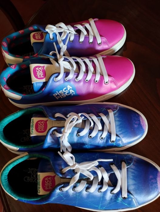 Tênis novos em pele, n. 44
