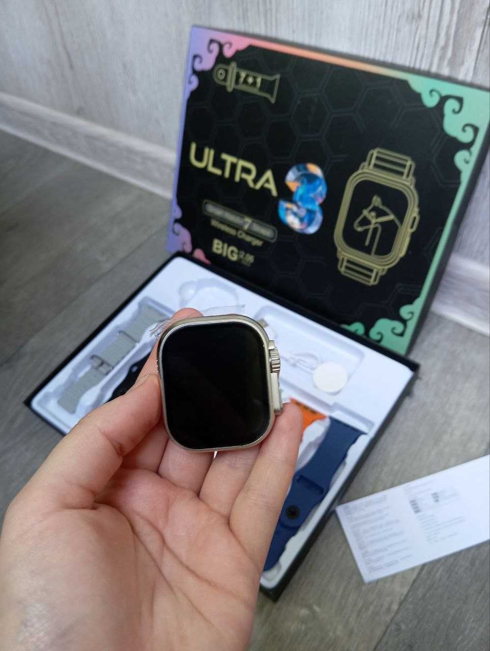 Набор смарт часы Smart Watch 9 Ultra 2 + 7 ремешков